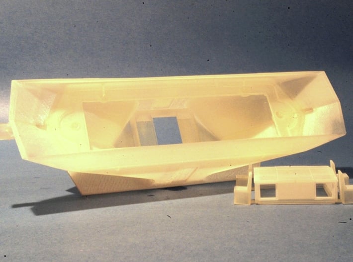 HO CNR Double Ended Plow Body only 3d printed 