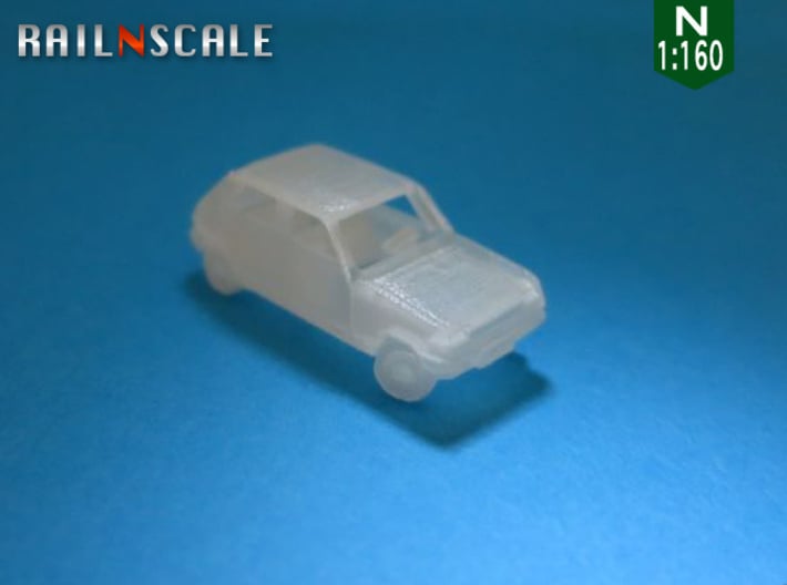 Renault 5 TL - Parked (N 1:160) 3d printed 
