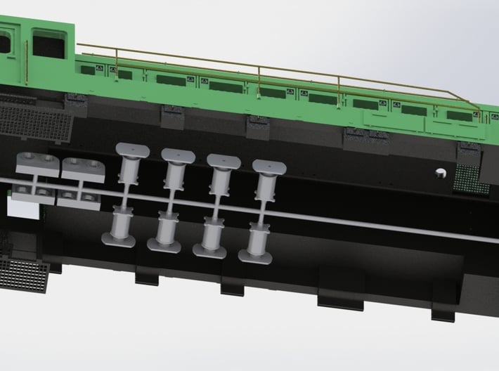 Reeks 84-2 NMBS / SNCB platform voor 3d printed 