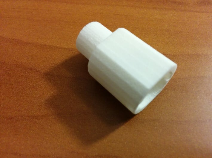 AR15 Muzzle to Airsoft Barrel Adapter 3d printed 