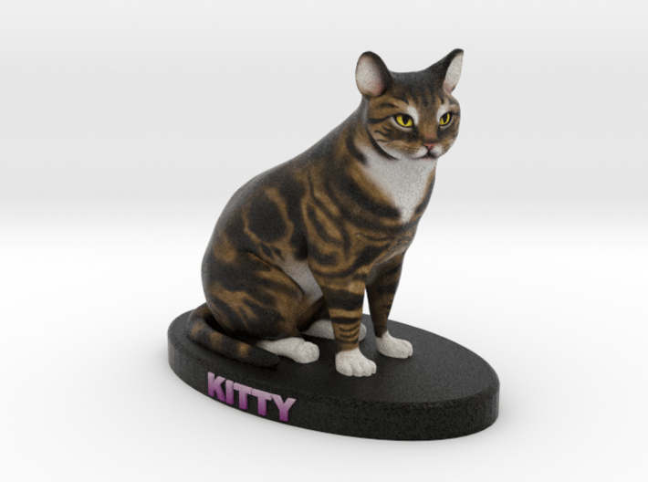 Custom Cat Figurine - Kitty 3d printed