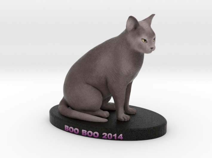 Custom Cat Figurine - Booboo 3d printed