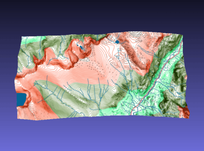 Y Garn - Relief 3d printed Surface of Y Garn - Relief model