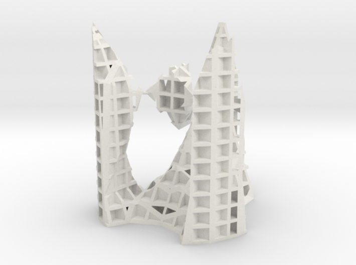 architekton with A2 and 2 - A1 singularities [XYZ] 3d printed