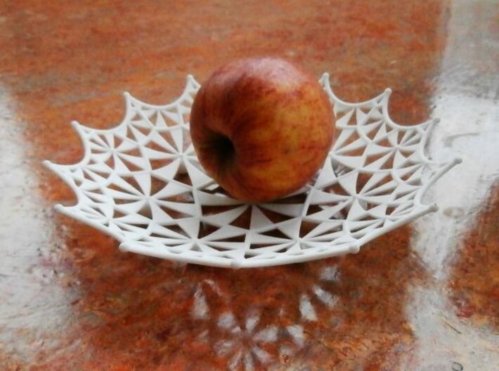 Klein Quartic Fruit Bowl 3d printed 