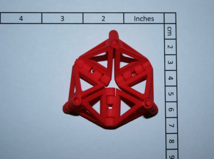 Invertible basic object 3d printed shows size