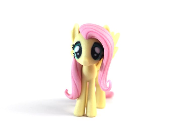 My Little Pony - Fluttershy (≈75mm tall) 3d printed 
