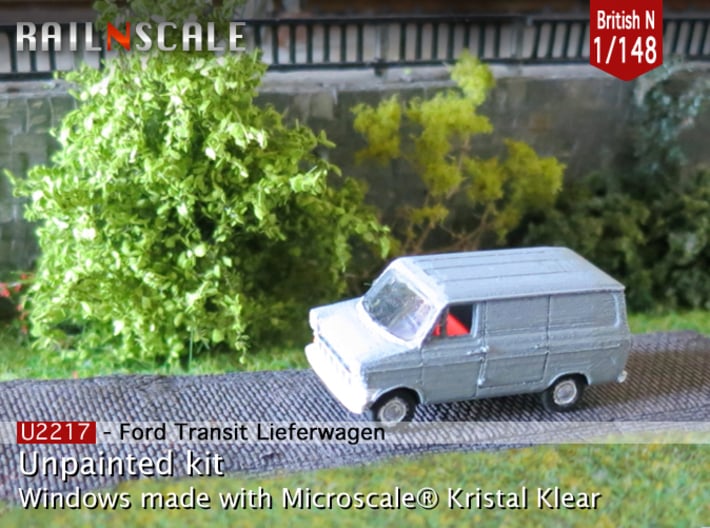 Ford Transit Van Mk1 (British N 1:148) 3d printed 