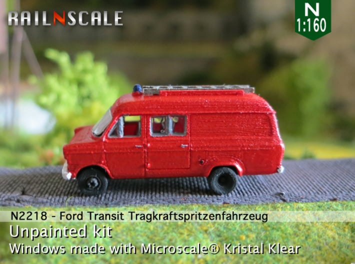 Ford Transit TSF (N 1:160) 3d printed 