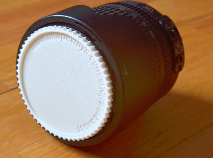 Double threaded lens cap: 67 and 58 mm 3d printed 