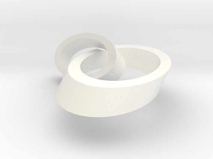 2 Loops Pendant 3d printed 