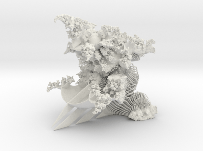 OrnaMENTAL Fractal Sculpture 3d printed 