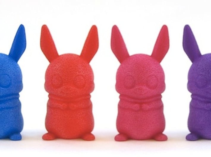 bowie the bunny 3d printed new colors 