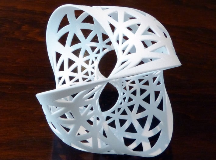 Seifert surface for (3,3) torus link 3d printed 