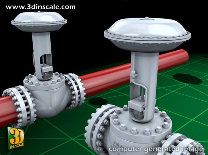 Pipeline Accessory System Valve4 3d printed Add a caption...