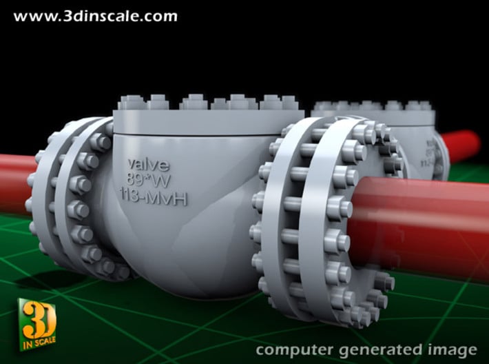 Pipeline Accessory System Valve3 3d printed Add a caption...