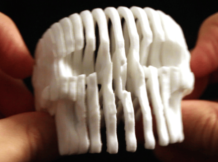 Mortal Coil (side-to-side stretching) 3d printed 