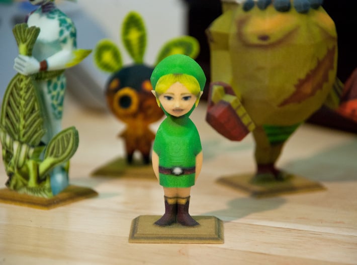 Link Statue from Zelda Majora's Mask 3d printed