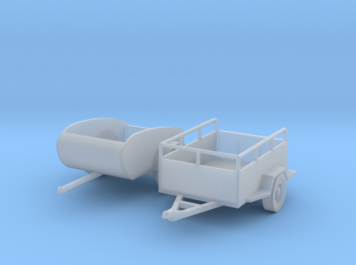 Small Trailers S Scale 3d printed