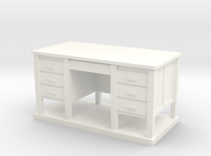 Miniature 1:48 Desk 3d printed