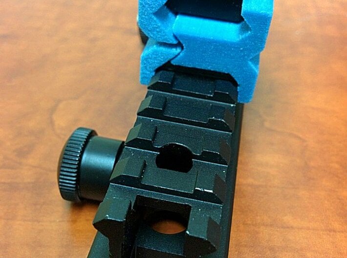 Picatinny to Picatinny Clamp Adapter 3d printed 