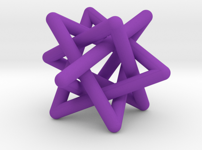 Four Tangled Triangles Large 3d printed 