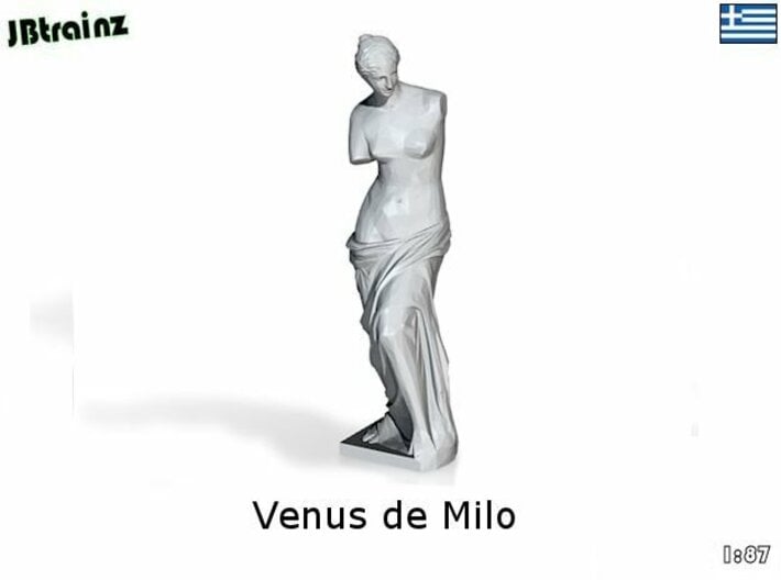 Venus de Milo (1:87) 3d printed 