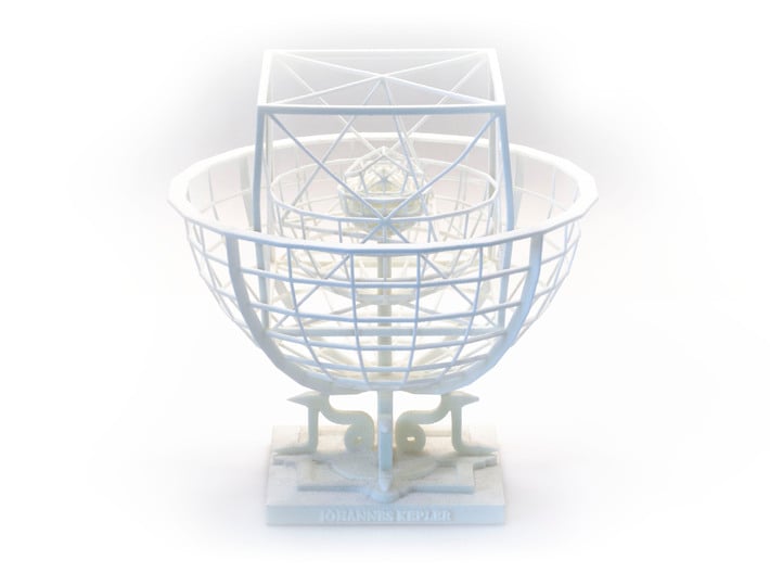 Kepler's Platonic Solids Model of the Solar System 3d printed 