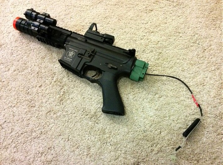 M4 Receiver Picatinny Mount Adapter Type I (20mm) 3d printed 