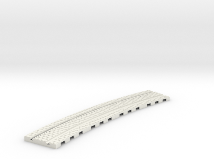 P-165st-long-curved-r2-tram-track-100-6a 3d printed