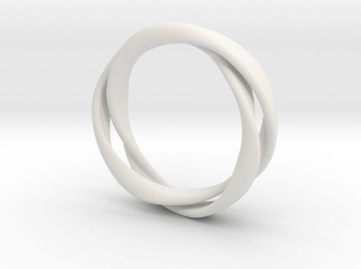 3-Twist Ring 3d printed 