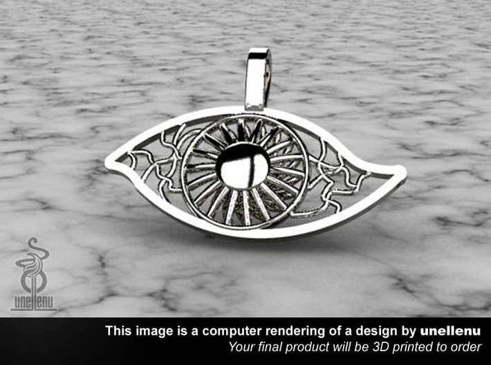 Eye pendant  3d printed 