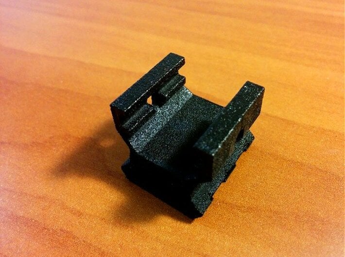 Nerf to Picatinny Adapter (2 Slots) 3d printed 