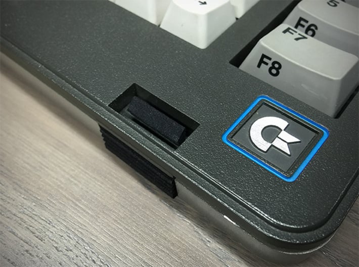 Keyboard Interlock Knobs for SX-64 3d printed Implemented Interlock in SX-64 keyboard