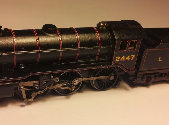LNER K3 and GST Body Shell 3d printed Lowered Farish chassis with B1 wheels fitted
