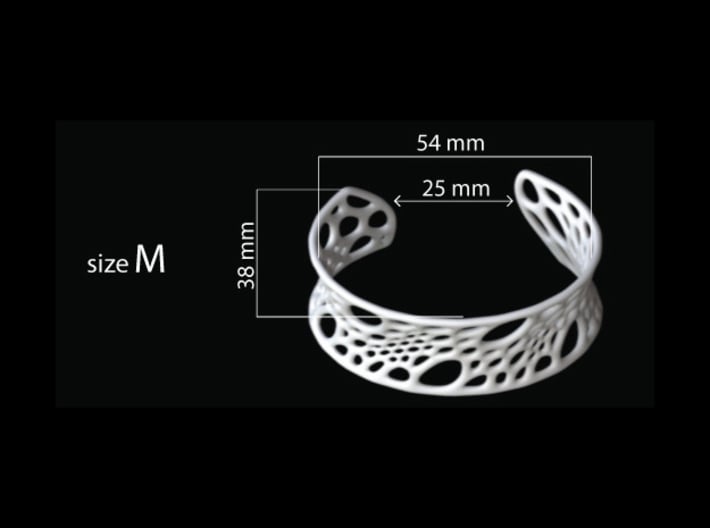 Bamboo Cuff 3d printed sizing guide