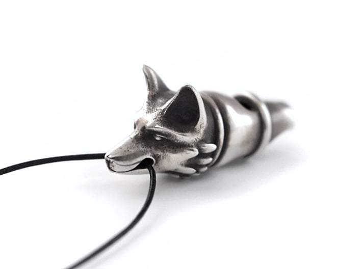 Silver Fox Whistle 3d printed (blackened with bleach)