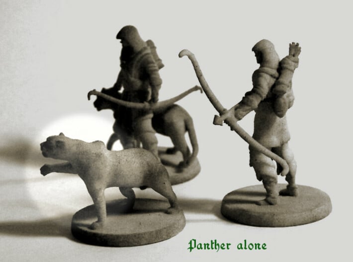 Panther (alone) 3d printed 