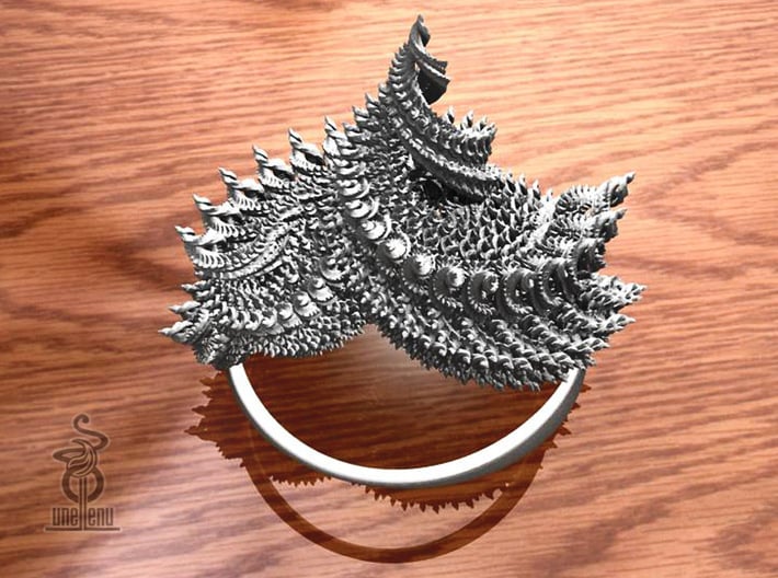 Zenith crown : A 3D fractal design  3d printed 