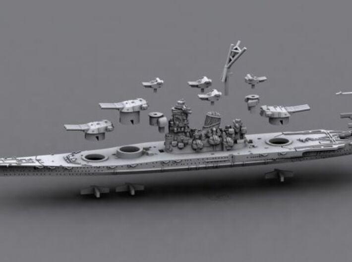 1/1800 IJN BB Yamato[1941] 3d printed