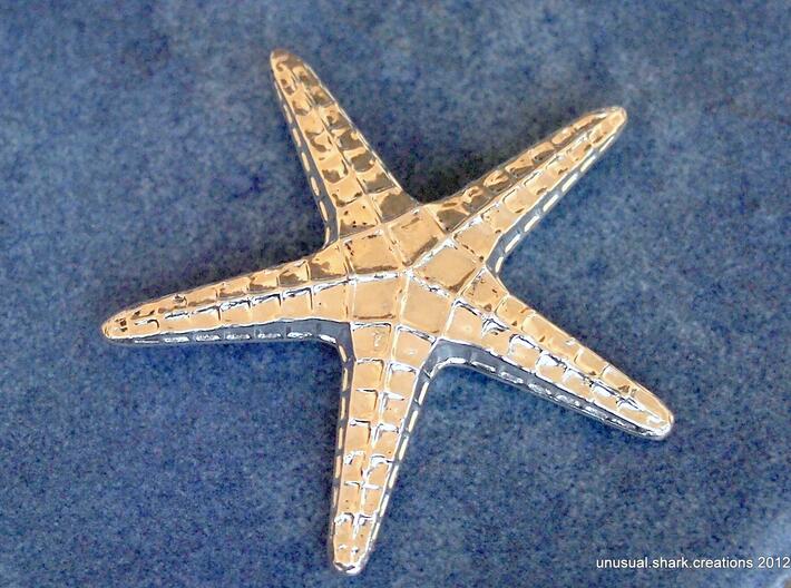 Starfish Pendant 3d printed