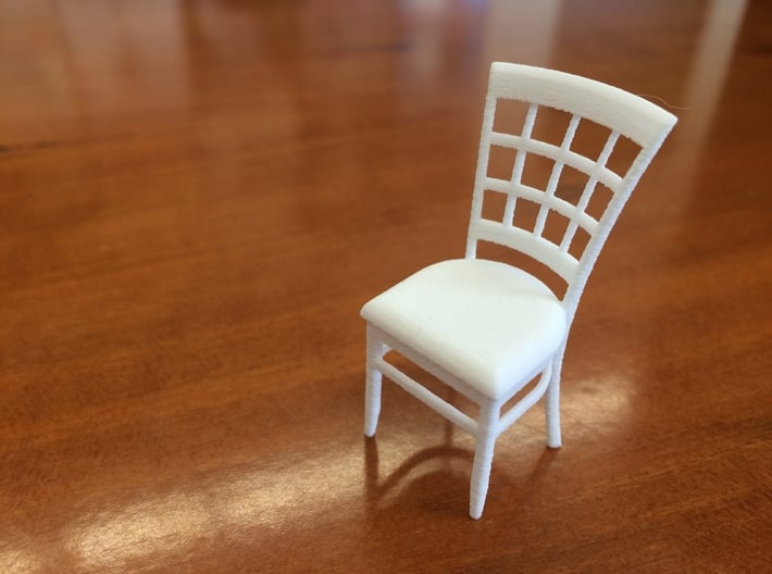 1:24 Window Back Chair 3d printed