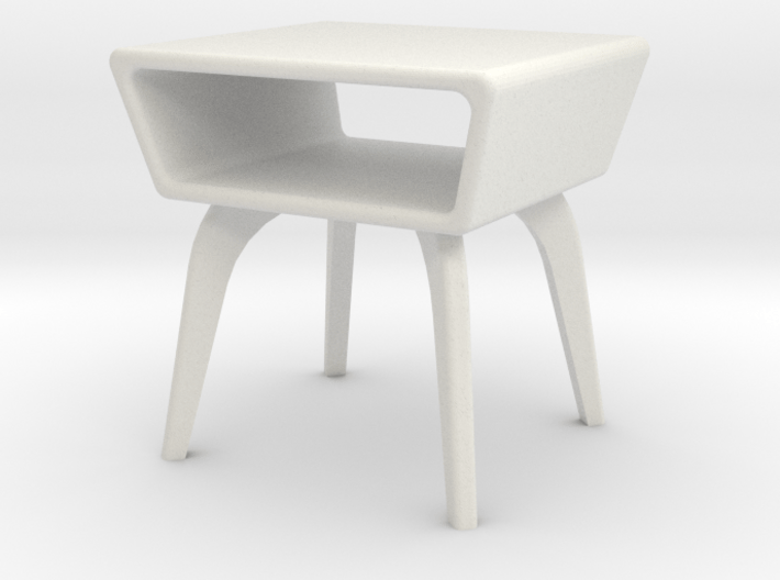 1:24 Moderne Angled Side Table 3d printed 