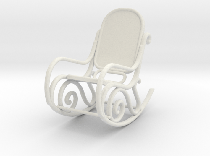 1:24 Bentwood Rocking Chair 3d printed 