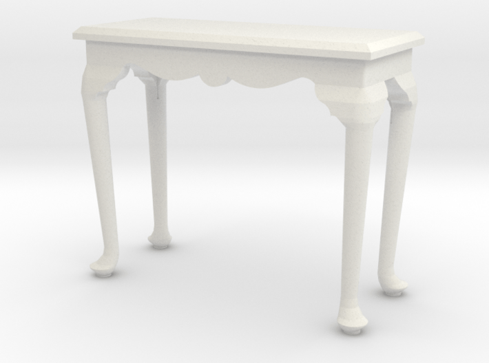 1:24 Fancy Queen Anne Console Table, Medium 3d printed 