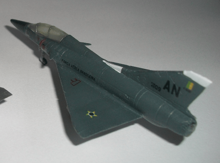 020B Mirage IIID with Canards and Cockpit 1/144 3d printed 