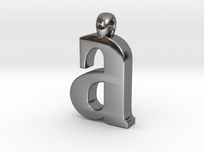 Lowercase A 3d printed 