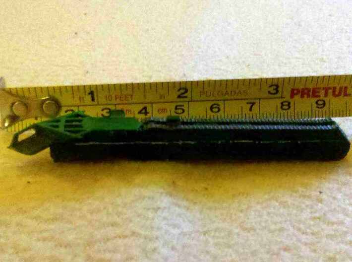 1/300 Nellie Cultivator No.6 3d printed Scale in Centimeters and Inches