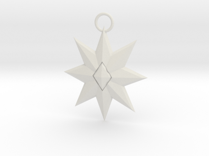 Star Pendant 3d printed 