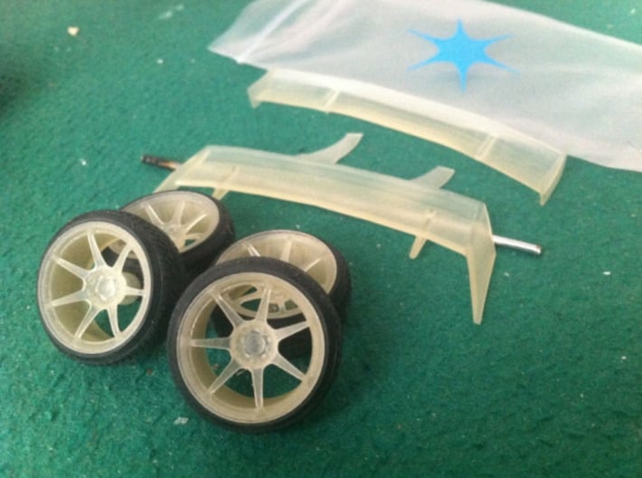  1/24 326Power+BCL wing+18" MB Battle wheel Pack 3d printed 